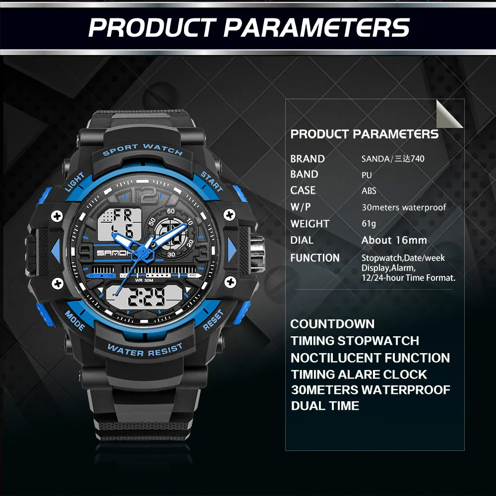 Последние три иглы двойной Дисплей холодный светильник водонепроницаемый досуг