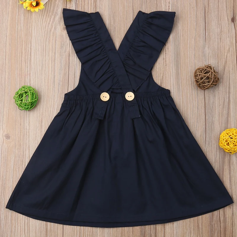 

Baby girl clothes Girls Dress 2020 Summer New Girl Korean Version Bow Tie Ear Dress Children's Sweet A Character girls clothes