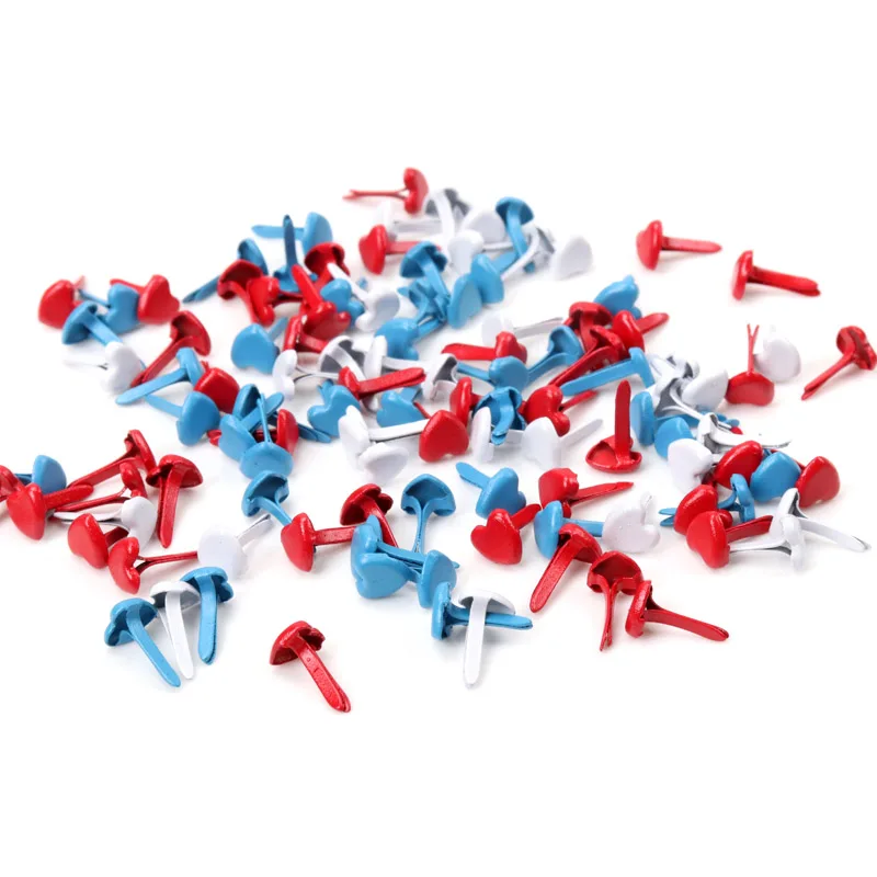 21. 6x6mm 50pcs Микс бабочка цветок лист форма горный хрусталь шпильки и шипы для одежды круглые квадратные штифтики для скрапбукинга, украшение застежки - Цвет: 21. 6x6mm 50pcs