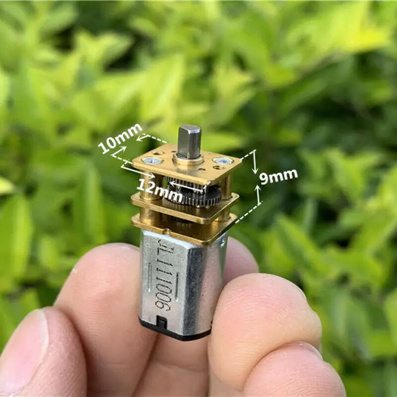 GA12-N20 DC 3V 5V 6V 35RPM медленная скорость N20 микро-скоростной мотор-редуктор Шестерня