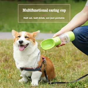 Best Selling Products Dogs Drinking Water Feed Dual Purpose Dog Feeder Pet Water cup Pet Tableware Dog Hanging Accompanying Cup