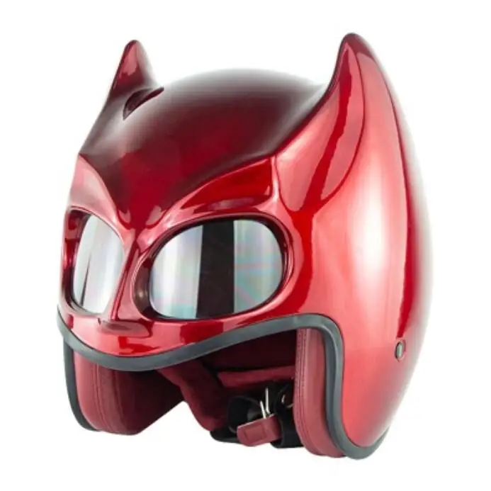 Женский мотоциклетный шлем SOMAN для верховой езды индивидуальный с ушами летучей