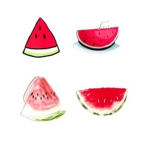 vintage acrylic brooches for women cute watermelon lapel pin beautiful jewelry badges backpacks accessories party pins