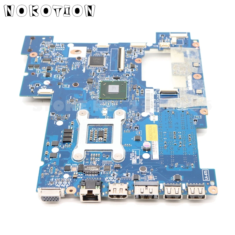 NOKOTION PIWG2 LA-675AP материнская плата для lenovo G570 материнская плата для ноутбука HM65 UMA DDR3 полный тест