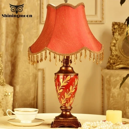 Современная роскошная настольная лампа для спальни гостиной ночнушка девочки