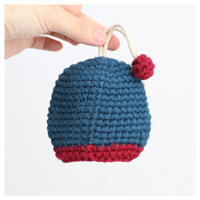 

Cute Vintage Pokemon Anime Model Peripheral Toys Cartoon Pokemon Hand Knitted Wool Keychain Two-Dimensional Accessories Children