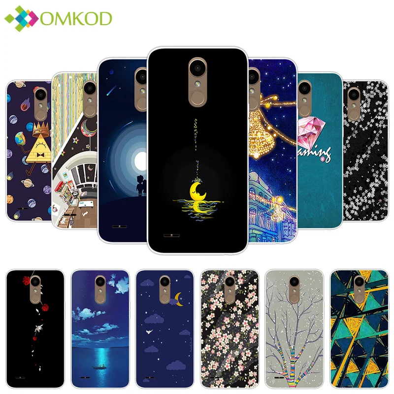Модный мягкий ТПУ чехол для телефона LG K10 2017 силиконовый s задняя крышка K 10 5 3