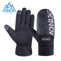 aonijie outdoor heated gloves windproof touchscreen flip winter gloves waterproof full fingers for camping cycling skiing m55