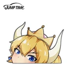 JumpTime 13x10 см Bowsette King Peeker Ван бампер наклейка на окно автомобиля Водонепроницаемый Личность наклейка Забавный аниме Виниловая пленка для оклеивания автомобилей, Обёрточная бумага