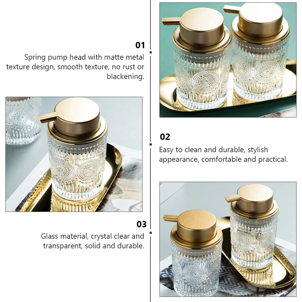 

1PC Multi-function Press Shampoo Bottle Fashion Shampoo Hand Soap Dispenser