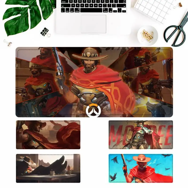 

30x90cm McCree Mouse Pad PC Laptop Gamer Mousepad Anime Antislip Mat Keyboard Desk Mat For Overwatch/CS GO