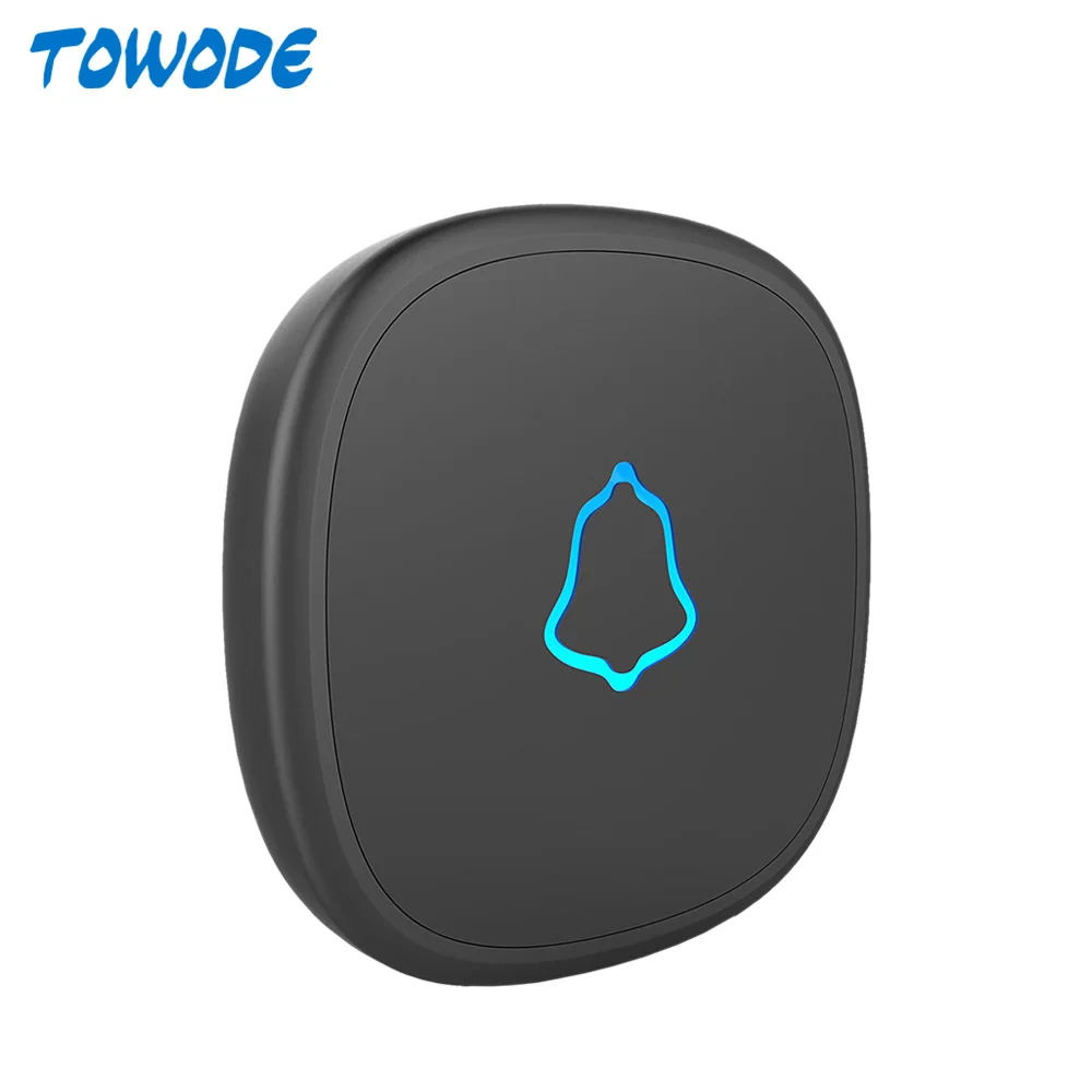 Беспроводной дверной звонок TOWODE 433 МГц работает с домашней системой безопасности