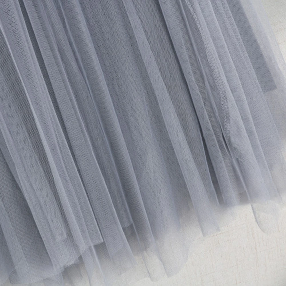 Женская плиссированная юбка макси 2 в 1 винтажная средней длины с высокой талией