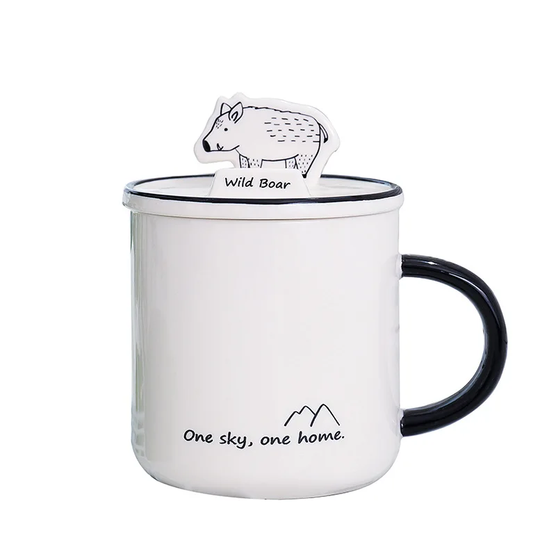 Креативный мобильный телефон с подставкой кружки животными офисные чайные чашки