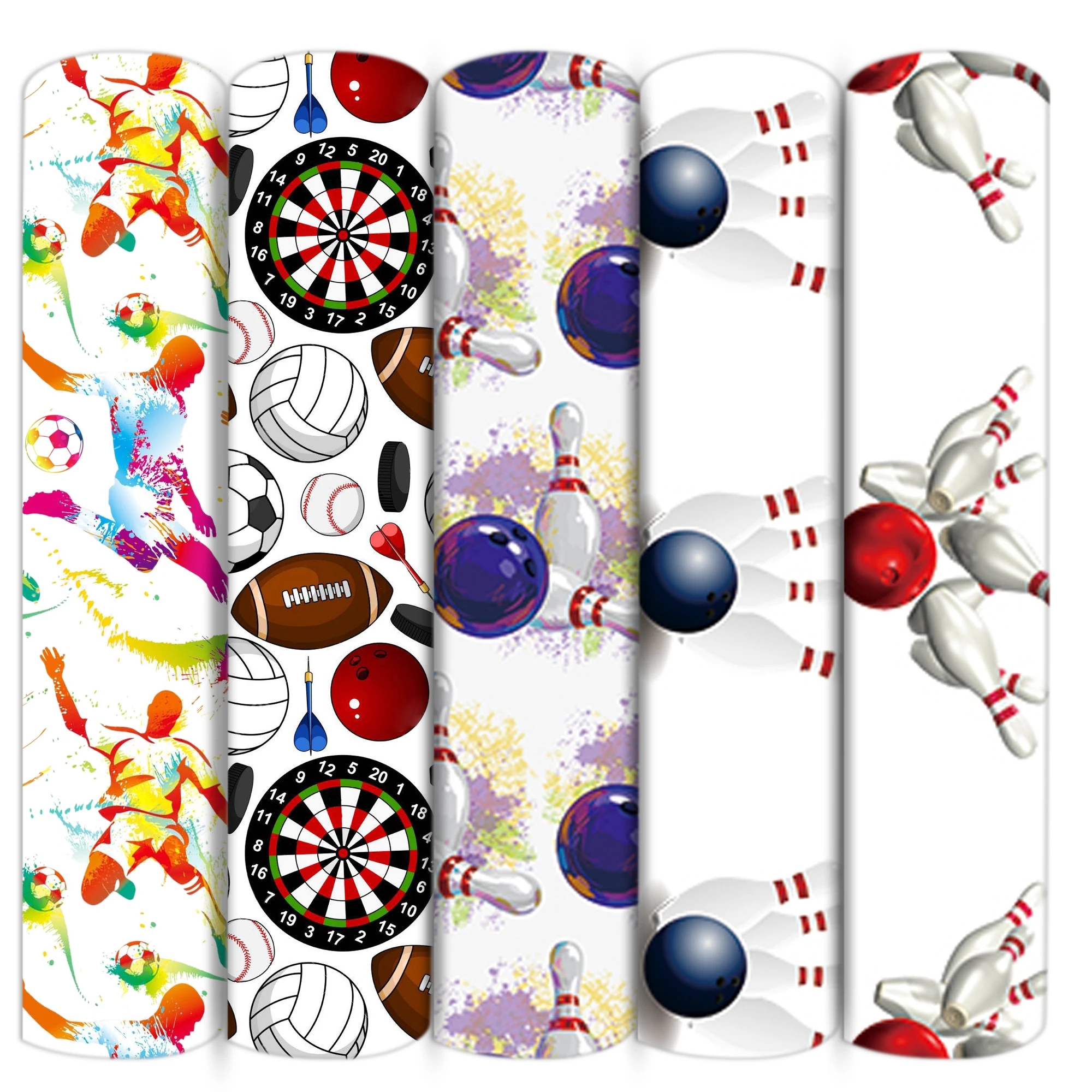 Хлопковая стрейчевая ткань для боулинга футбола спорта полиэстера 4 вида шитье