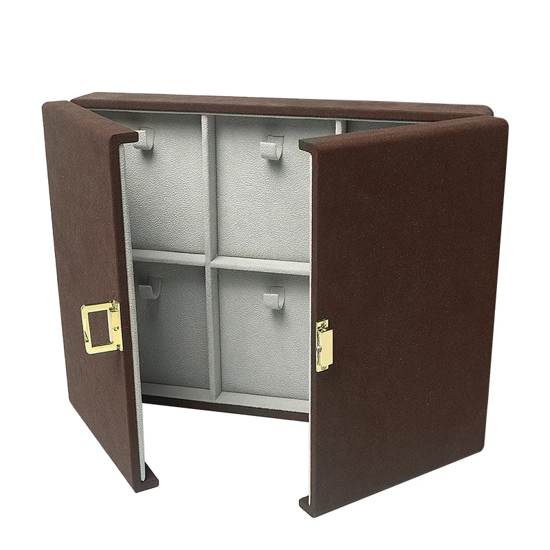 Новинка 2020 шкатулка для ювелирных изделий в стиле ретро коричневый органайзер