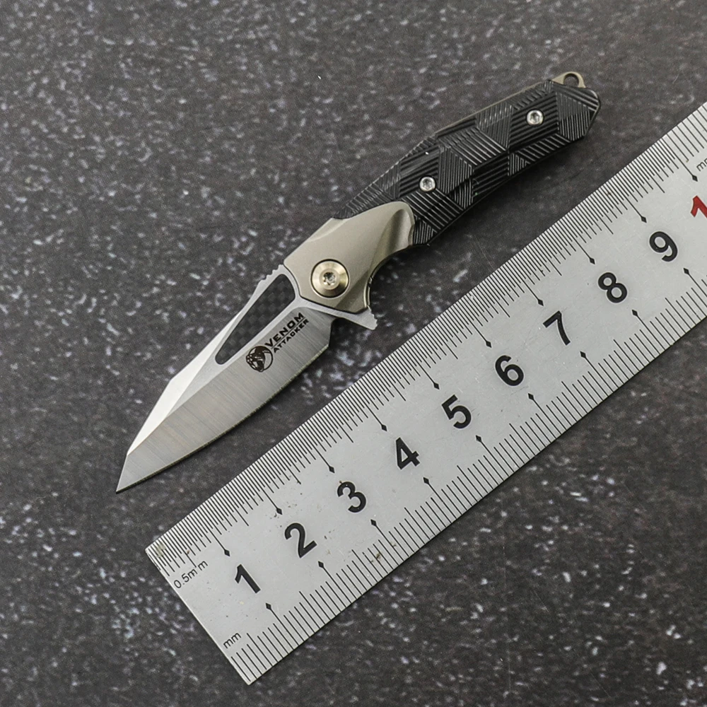Мини-нож Кевин Джон Веном для атакеров карманный складной нож лезвие M390