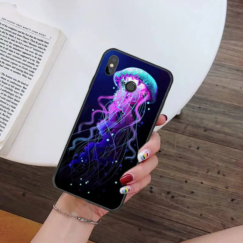 

Ocean Dolphin waves Phone Case For Xiaomi Redmi mi note max 3 5 6 8 9 10 t S SE lite pro Soft Silicone mobile bags
