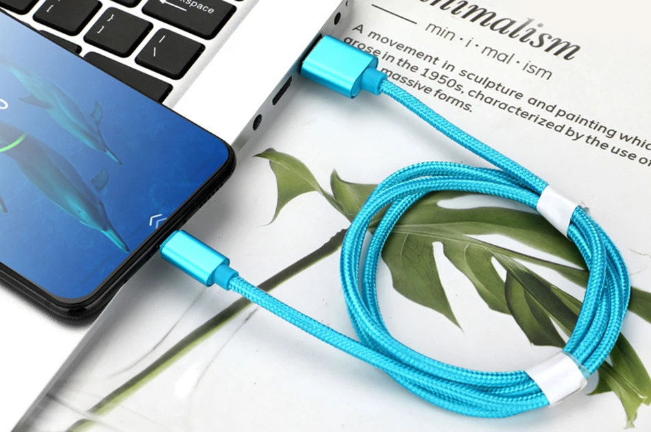 1 м 2 м 3 м usb type-C Дата-кабель для быстрой передачи данных зарядки передачи данных для huawei P10/P20/P30 Xiaomi Honor мобильные телефоны нейлоновые цифровые кабели