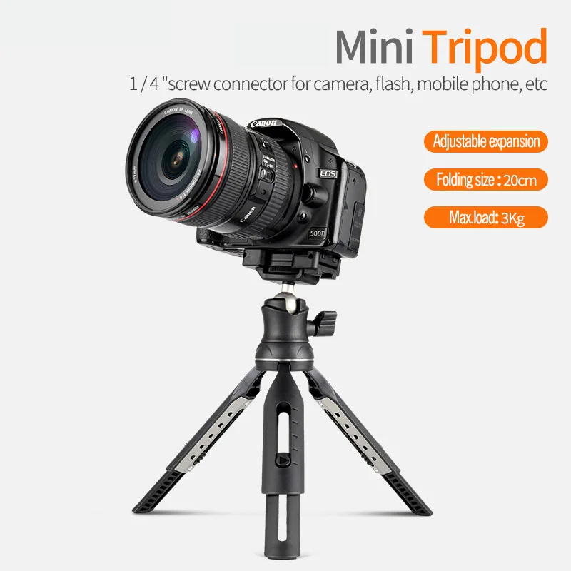 Телефон монопод для селфи штатив-Трипод мини фотографии Vlog Камера кронштейн