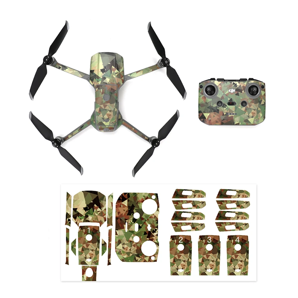

Наклейки для DJI Mavic Air 2, водостойкие, ПВХ, защита от царапин