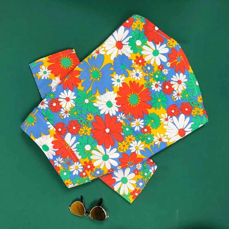 

Dog clothes small dogs summer thin section colorful printed shirt teddy schnauzer kibago cat cotton pet clothes