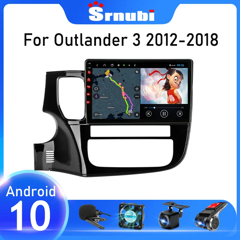 

Srnubi Android 10 Car Radio Multimedia Video Player For Mitsubishi Outlander 3 GF0W GG0W 2012 - 2018 2 din FM GPS Navigation DVD