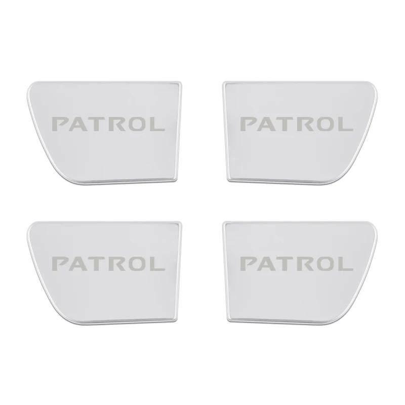 4 шт. нержавеющая сталь салона автомобиля Дверная ручка орнамент Стикеры для Nissan