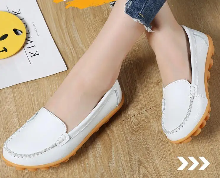 Осенняя женская обувь на плоской подошве Женская из искусственной кожи Женские