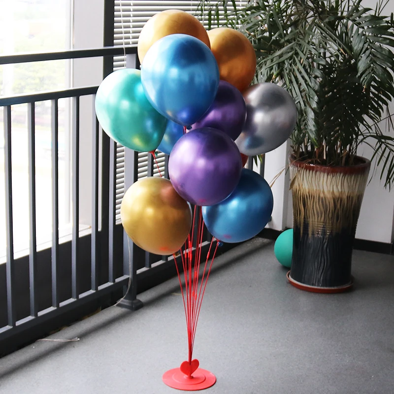 1/2 комплекта красные шарики для свадьбы в форме сердца держатель детей подставка