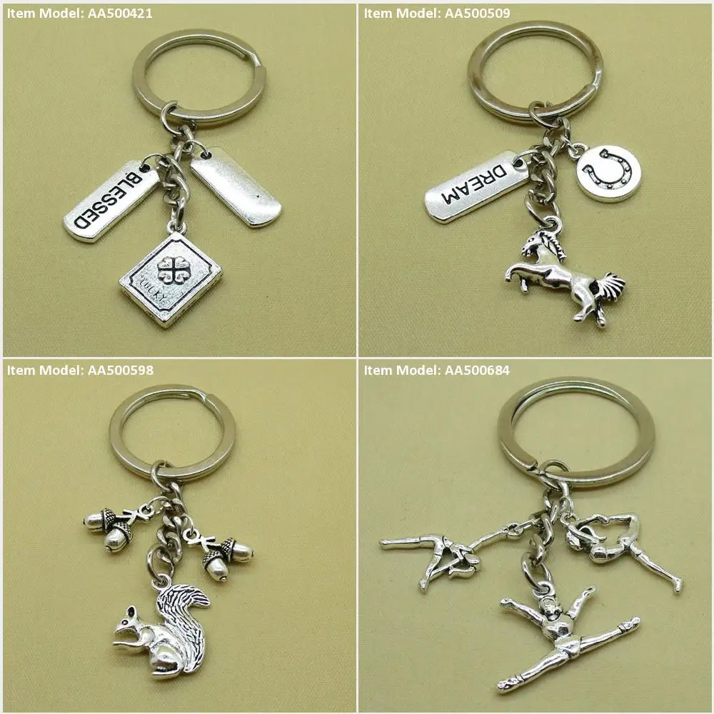 Брелок для ключей книга Клевер счастливый благословенный знак тег мечта бег