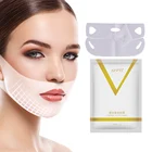 4D V маска для лица, подтяжка лица, маска для похудения, подтяжка подбородка, подтяжка лица, маска для подвешивания ушей, гидрогель, средства для ухода за кожей