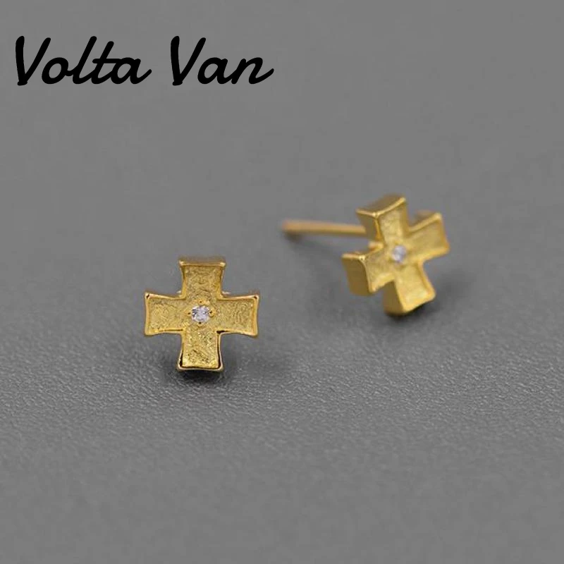 

Женские серьги-гвоздики из серебра 925 пробы с цирконом