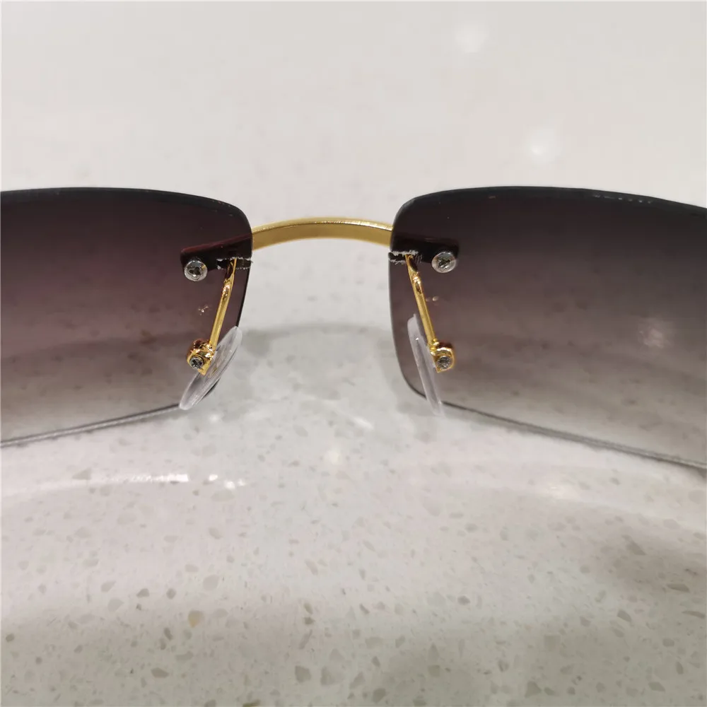 SOL DE ORO мужские и женские ретро бескаркасные солнцезащитные очки UV400 защита