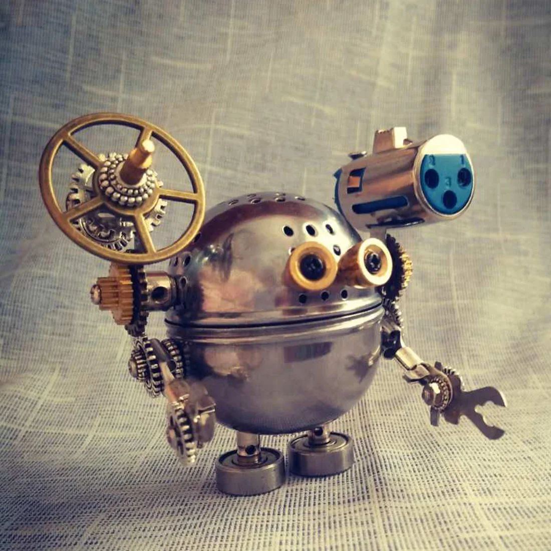 DIY Assemble Model Kit Metal Cartoon Assembly Figure Ornaments Steampunk Style Building Kits For Kids Adults Gift | Игрушки и хобби