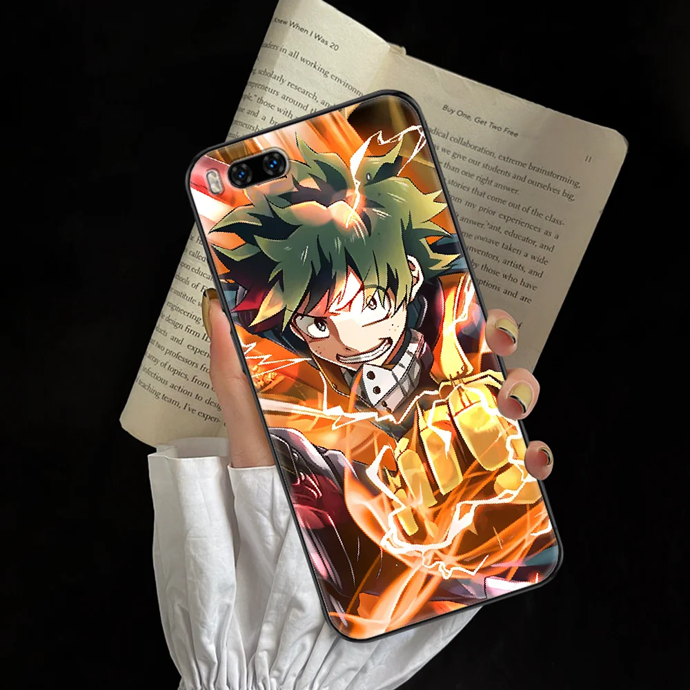 Фото Чехол для телефона Midoriya Izuku с героями моя геройская Академия для Xiaomi Mi Max Note 3 A2 A3 8 9 9T 10 Lite Pro Ультрачерный трендовый Модный чехол №2