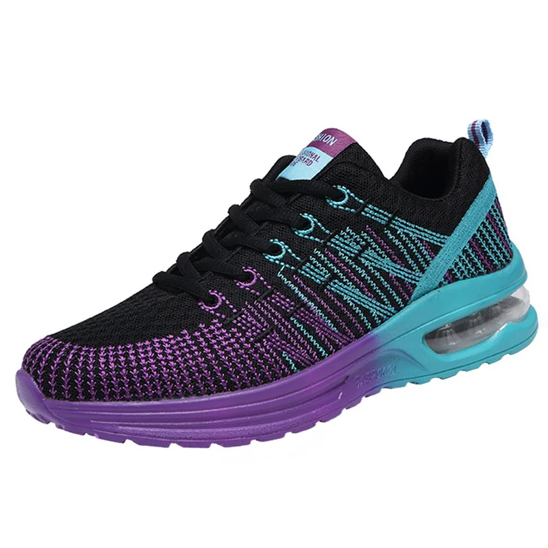 

2020 New Shoes Air Mesh Cushion Women Fashion Sneakers Plus Size 42 Ladies Damping Sport Shoes Women's Flats