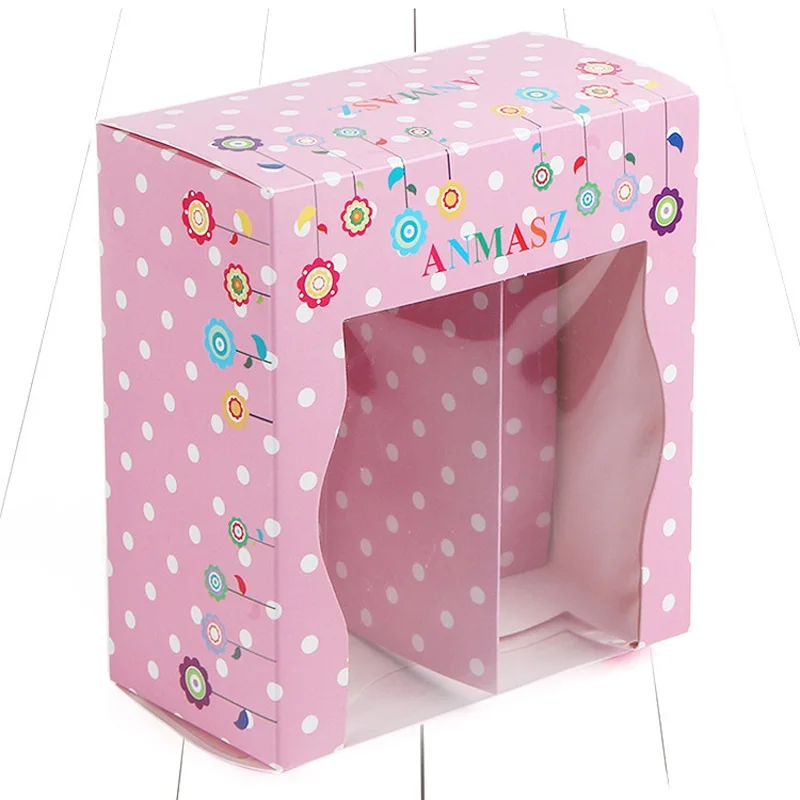 Изысканная бумажная подарочная коробка для хранения детской обуви упаковочная 14