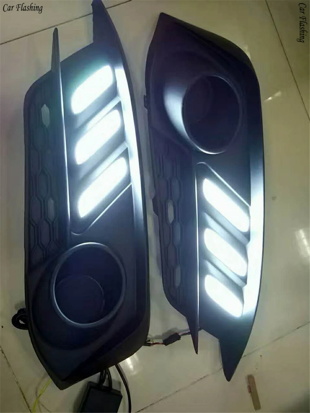 Автомобильная проблесковая 2 шт. DRL светодиодные лампы для дневных ходовых огней