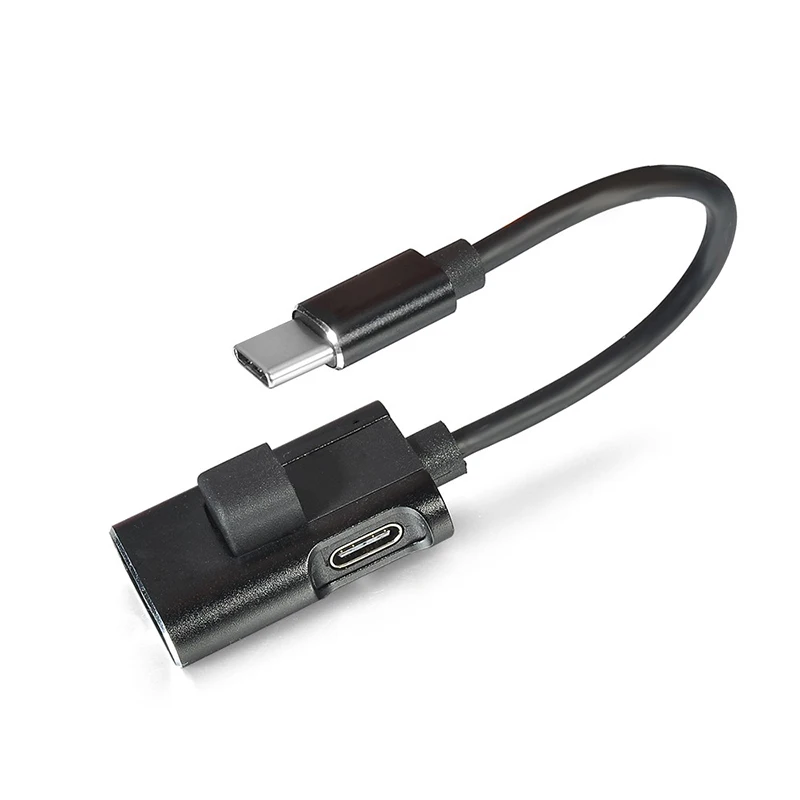 2 in 1 USB 3.1 Type C to 3.5mm Audio Type-C Aux Jack Adapter cable Data Transmission Converter |