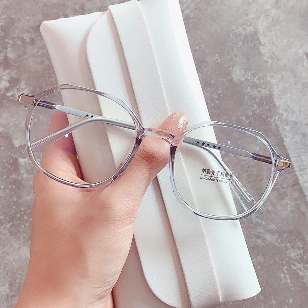 

Fashion Anti Blue Light Blocking Eyewear Women Luxury Brand Design Acetate Optical Frame Computer Glasses Female