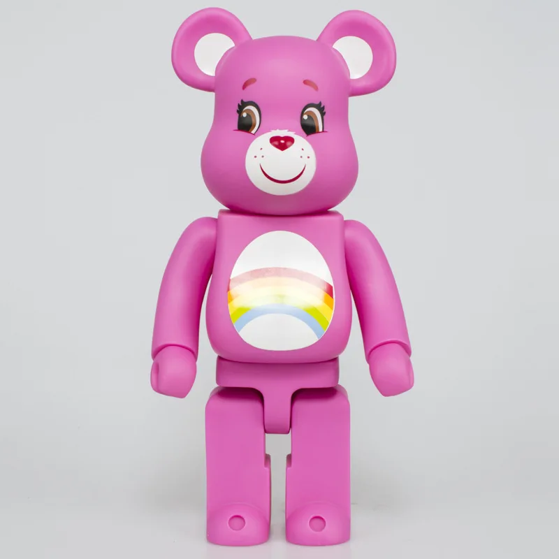 bear01 28 см Кукла Медведь виниловая модель игрушки кирпич 400% фигурка коллекция подарки уличное искусство статуи - Цвет: bear01