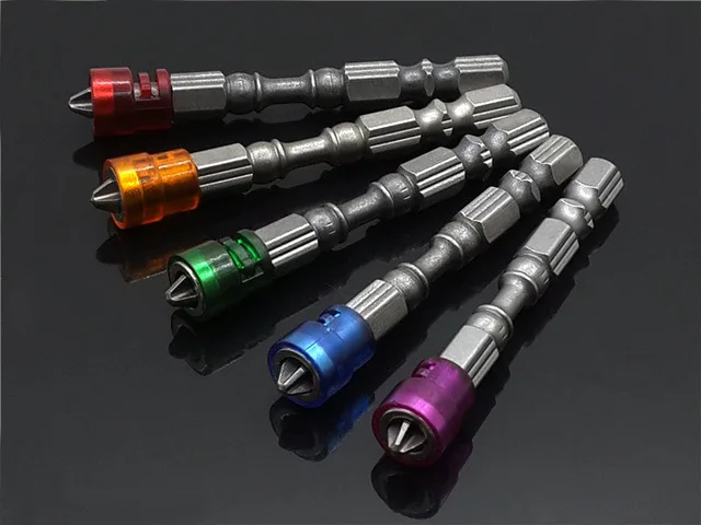 

5pc/lot 65mm S2 Steel Cross Head Magnetic Drill Screwdriver Bits Screw Driver Screwdrivers Kit Hand Tools