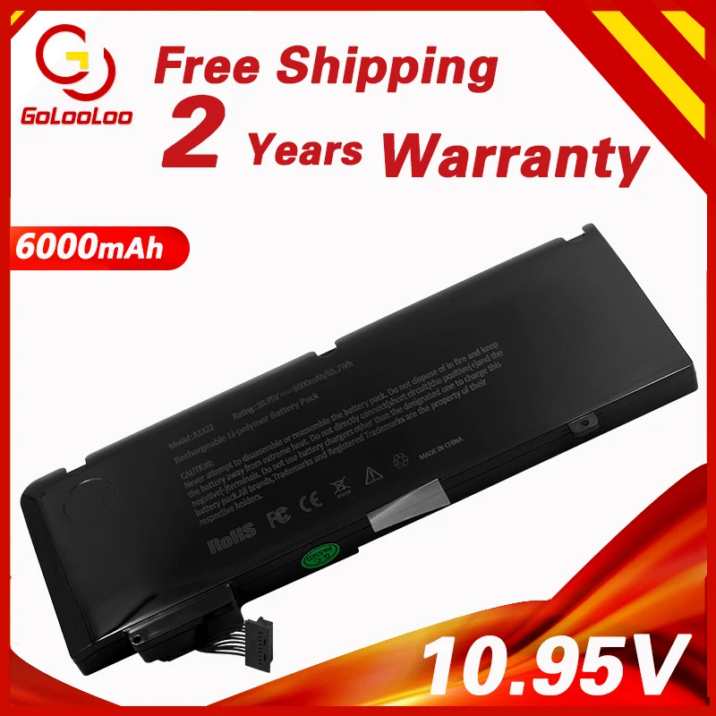 Аккумулятор Golooloo для ноутбука APPLE MacBook Pro 13 дюймов A1322 A1278 2009 2012 год MB990 MB991 MC700 MC374 MD313