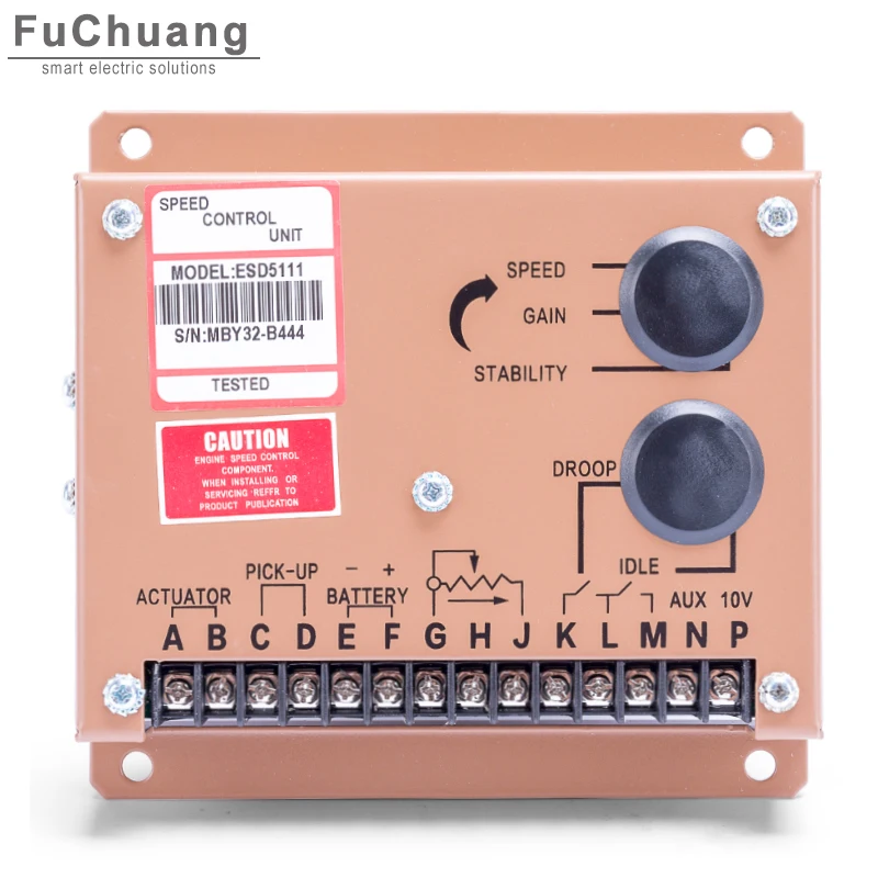 Регулятор оборотов двигателя ESD5111 регулятор регулировки дизельной генераторной