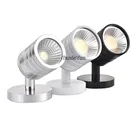 ЧерныйСеребряныйбелый корпус поверхностного монтажа вниз светильник 1 Вт 3 Вт 5 Вт Светодиодный точечный потолочный светильник фоновый рисунок стены мягкая трубка точечный светильник