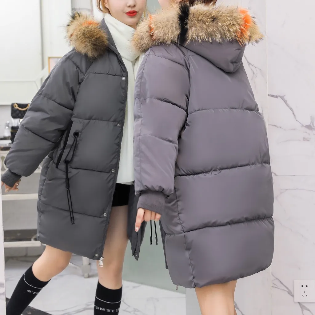 2019 новое женское длинное пальто осень зима теплое бархатное плотное из