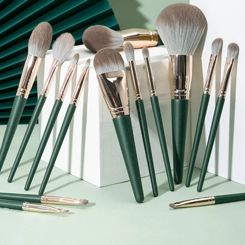 

14Pcs Makeup Brushes Set Foundation Powder Eyeshadow Cosmetic with Storage Bag