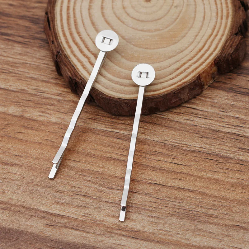 Шпильки &quotбобби&quot Blanks футболки для девочек выводов 8 мм плоский круглый клейкий