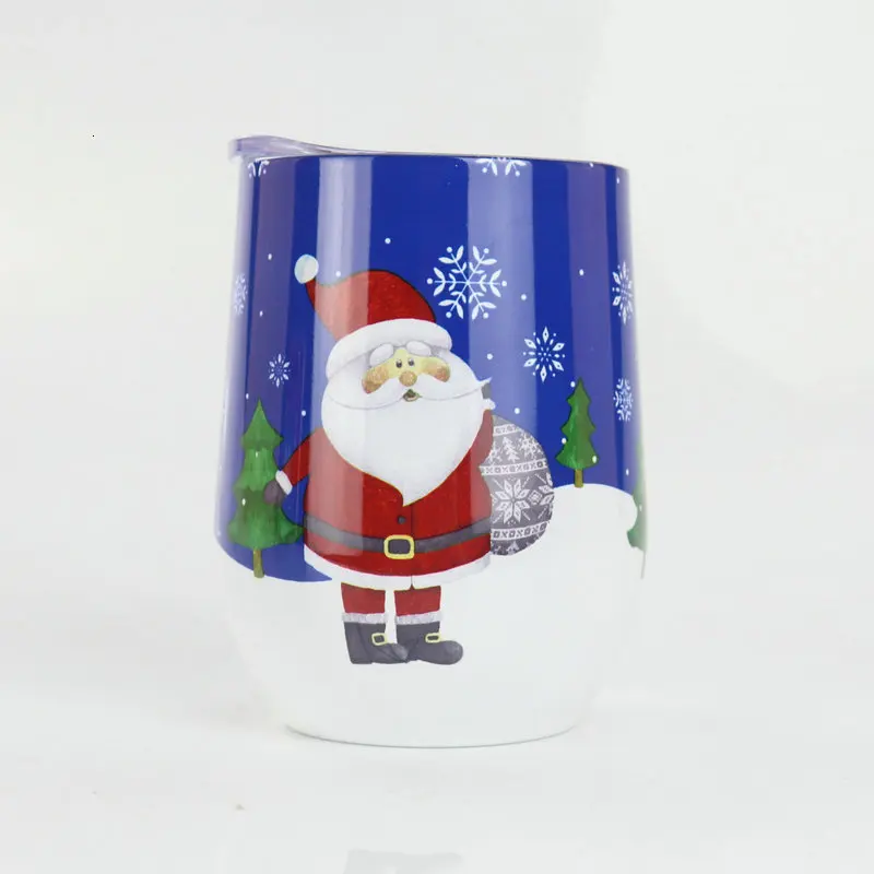 Рождественская кружка для кофе флаг Санта-Клауса Женская бутылка из нержавеющей